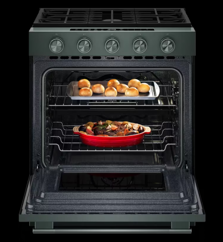 5.0 Cu. Ft. Smart Slide-in Gas Range with Convection Cooking Modes and 2-in-1 Burner