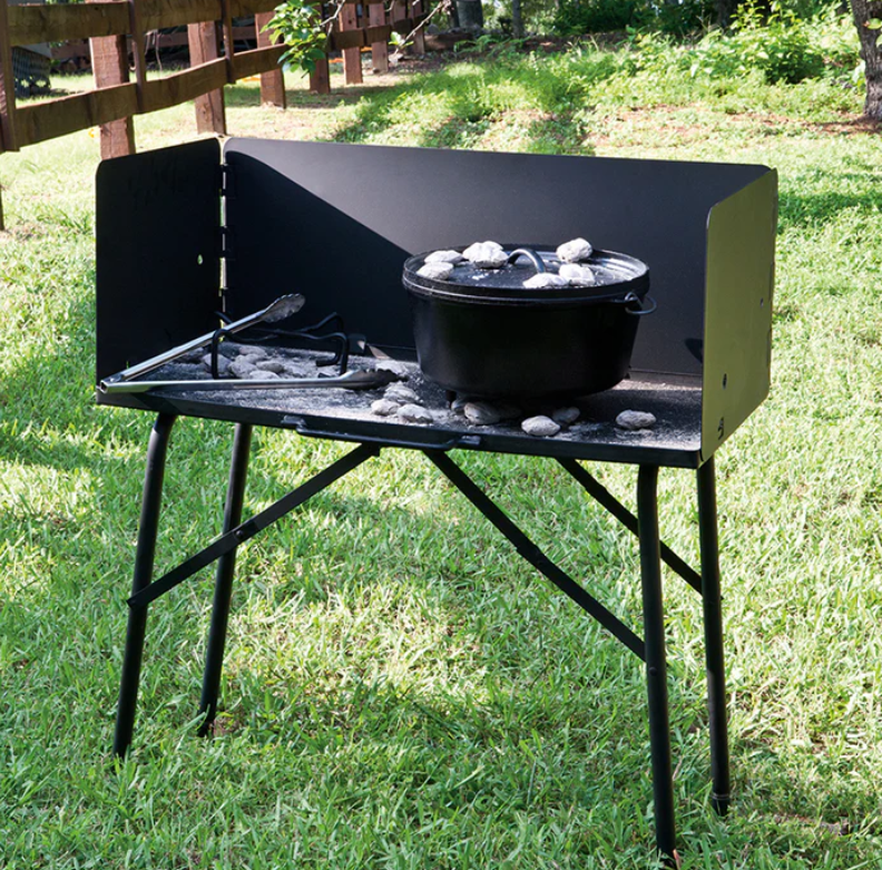 Lodge Cast Iron’s Outdoor Cooking Table
