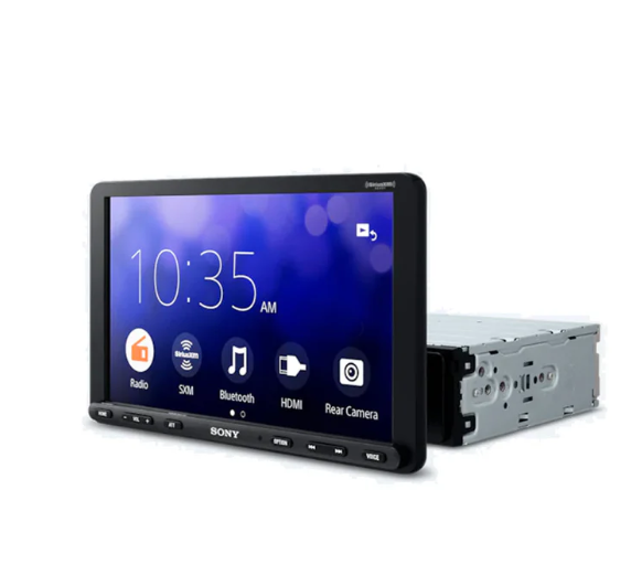 Sony XAV-AX8100 8.95" Digital Media Receiver | SiriusXM SXV300V1C Connect Vehicle Tuner Bundle