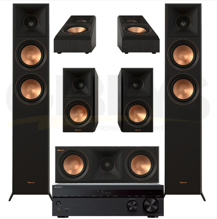 Sony STR-DH790 7.2 Channel Home Theatre AV Receiver | Klipsch RP-5000FBII Reference Premiere 7.0 Speaker Bundle #5