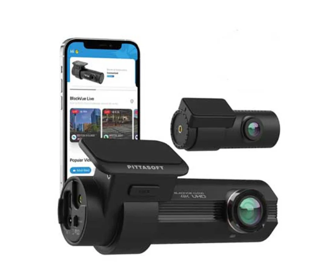 BlackVue DR970X-2CHPLUS-64 2-Channel 4K Front + 1080P Rear Dash Camera with WiFi (DR970X2CHPLUS64)